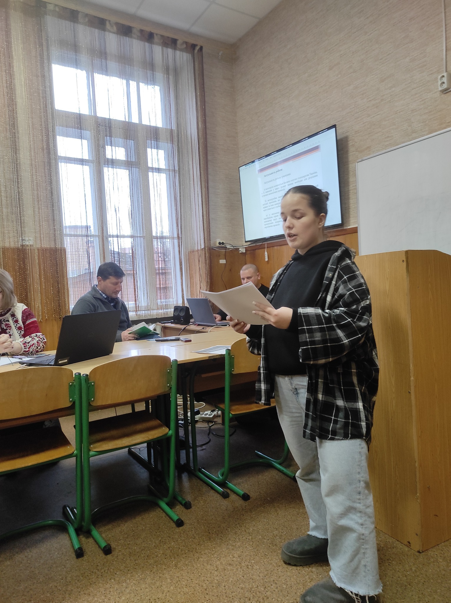 Захист курсових робіт студентів спеціальностей «Середня освіта (Географія)» та «Туризм та рекреація»