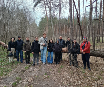 Пізнавальна зустріч із випускником кафедри та практичне заняття в умовах лісового господарства