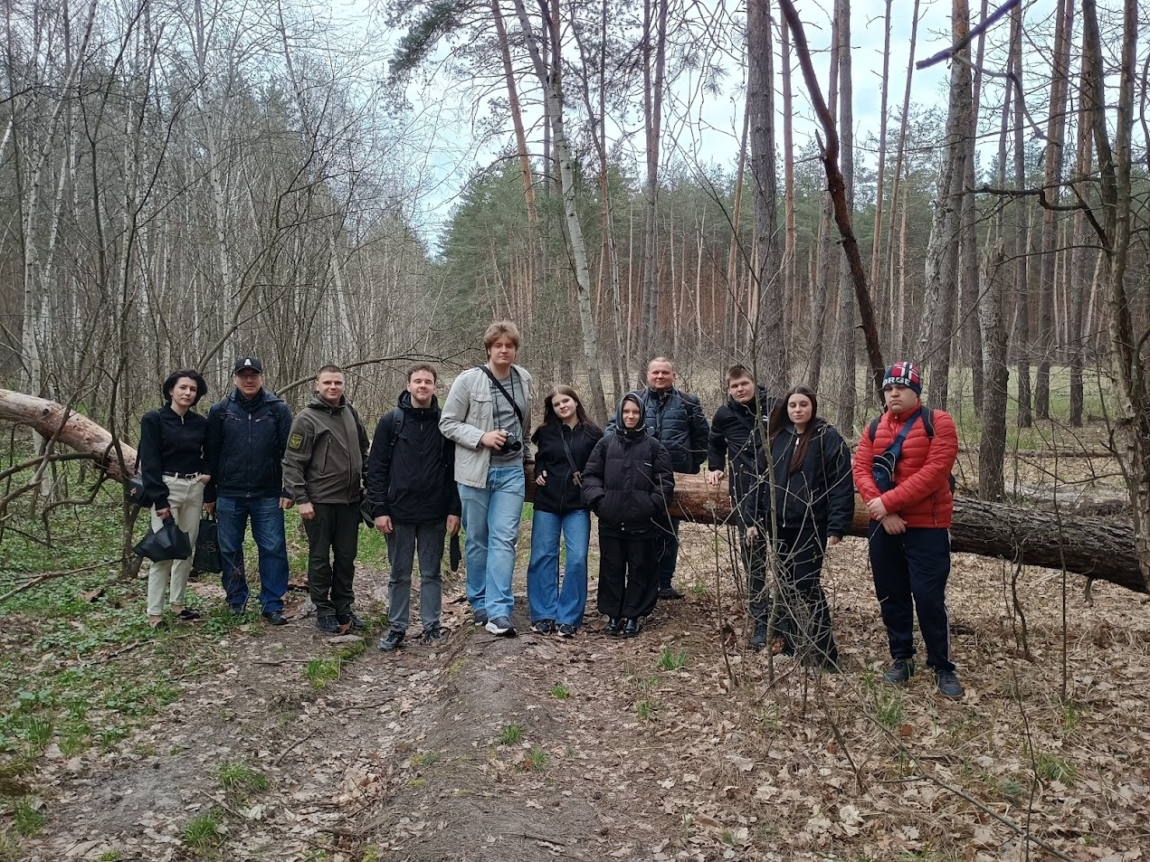 Пізнавальна зустріч із випускником кафедри та практичне заняття в умовах лісового господарства