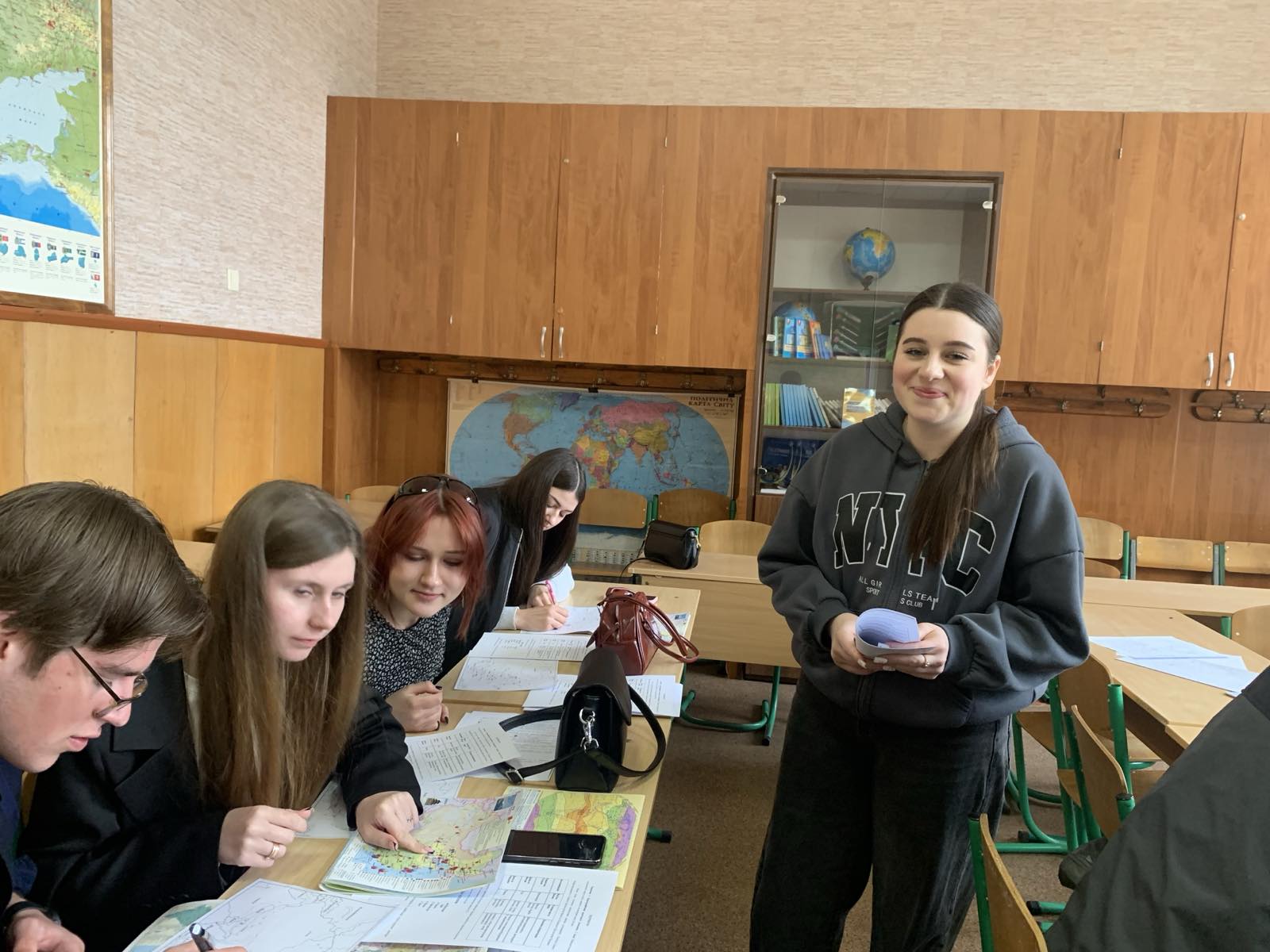 16 квітня на факультеті історії та географії пройшов майстер «Вчитель географії в новій українській школі».