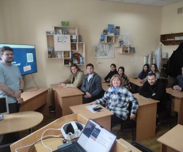 Аспірант ПНПУ імені В. Г. Короленка Ярослав Сірик провів відкриту лекцію «Імерсивне навчання географії»
